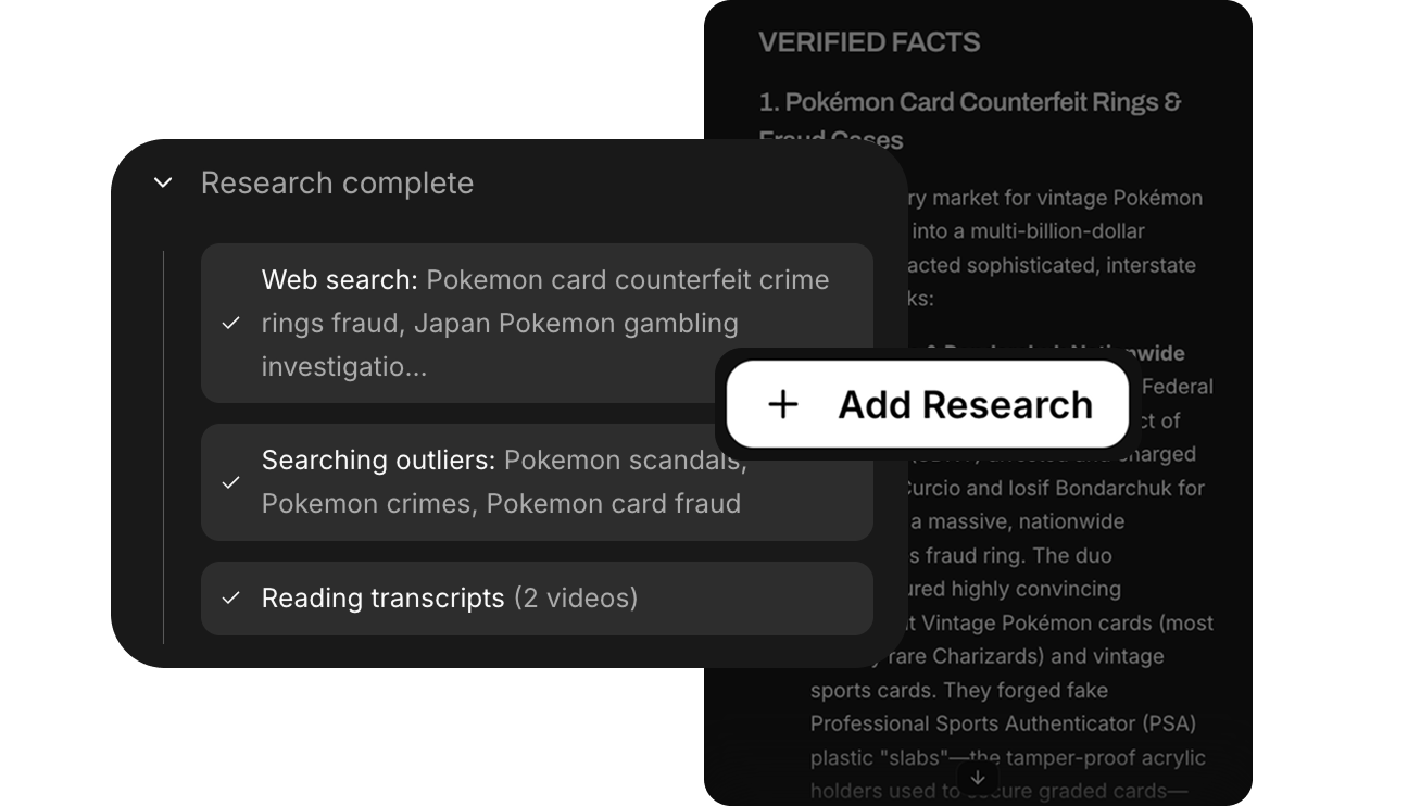 Researching a topic